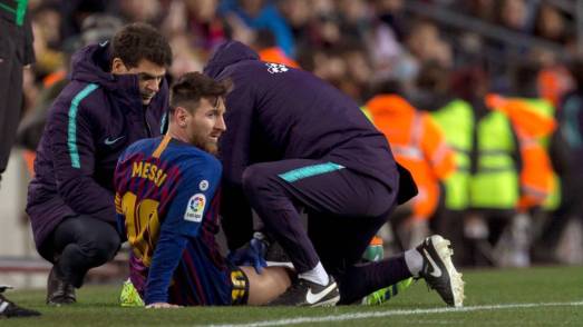 Messi Injured